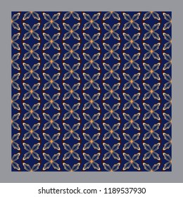 Nontrivial bright color abstract  geometric pattern, can be used for printing onto fabric, interior, design, textile, wallpapers, covers, background, paper, tile, towel, carpet, border