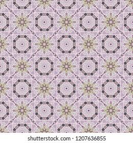 Nontrivial bright color abstract  geometric pattern,  can be used for printing onto fabric, interior, design, textile, wallpapers, covers, background, paper, tile, towel, carpet, border