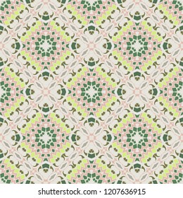 Nontrivial bright color abstract  geometric pattern,  can be used for printing onto fabric, interior, design, textile, wallpapers, covers, background, paper, tile, towel, carpet, border
