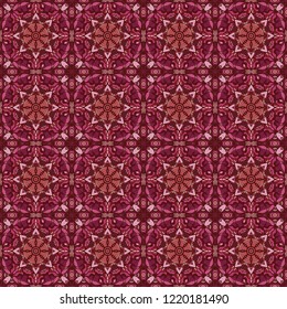 Nontrivial bright color abstract  geometric pattern, vector, can be used for printing onto fabric, interior, design, textile, wallpapers, covers, background, paper, tile, towel, carpet, border
