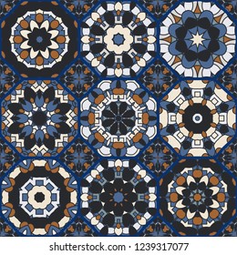 Nontrivial bright color abstract  geometric pattern, vector, can be used for printing onto fabric, interior, design, textile, covers, background, paper, tile, towel, carpet, border