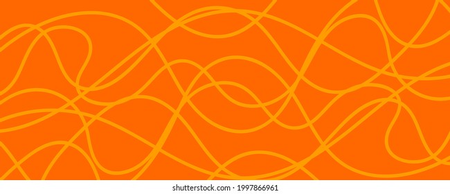 Noodle background. Paste wide banner. Creative spaghetti texture.