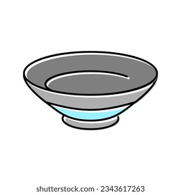 noodle bowl color icon vector. noodle bowl sign. isolated symbol illustration