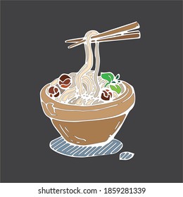 noodle bowl, doodle noodle, meat ball with spaghetti, wok, asian ramen, noodle plate