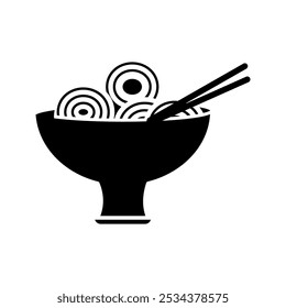 noodle bowl icon ,color editable