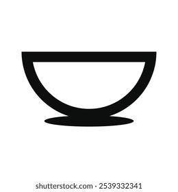noodle bowl icon logo design template
