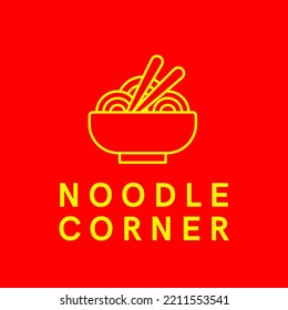 Noodle Corner Banner Vector Design Illustration. Social Media Post concept. 