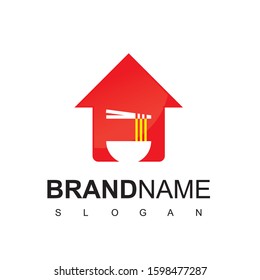 Noodle House Logo Design Vector