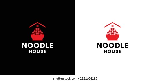 noodle house, noodle maker logo design