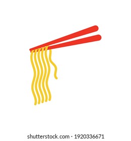 Plantilla de diseño de iconos de fideos vector ilustración aislada