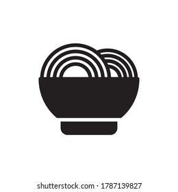 Noodle Icon Design Vector Template