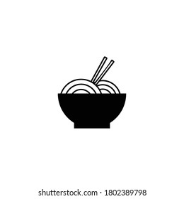 noodle icon, food icon design vector 