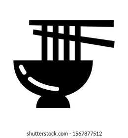 noodle icon isolated sign symbol vector illustration - high quality black style vector icons
