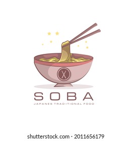 Noodle Icon Logo Design Illustration
