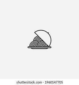 Noodle icon sign vector,Symbol, logo illustration for web and mobile