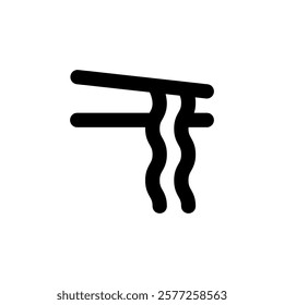 noodle icon simple design perfect for all desain
