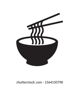 Noodle icon in trendy flat style design. Vector graphic illustration. Suitable for website design, logo, app, and ui. EPS 10.