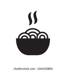 Noodle icon in trendy flat style design. Vector graphic illustration. Suitable for website design, logo, app, and ui. EPS 10.