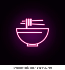 noodle icon. Universal set of web for website design and development, app development