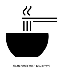 noodle icon - Vector