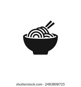 Noodle icon vector. EPS 10 editable vector