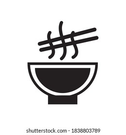 Noodle Icon Vector Illustration Design