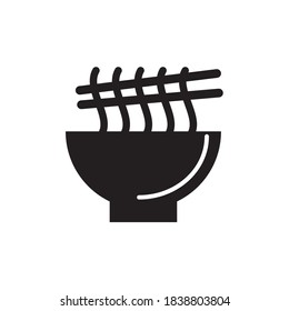 Noodle Icon Vector Illustration Design