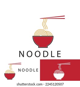 noodle icon vector illustration template design