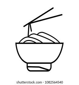 Noodle icon vector. Symbol for your web site design, logo, app, UI. Vector illustration, EPS
