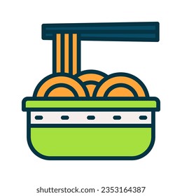 noodle icon for your website, mobile, presentation, and logo design.