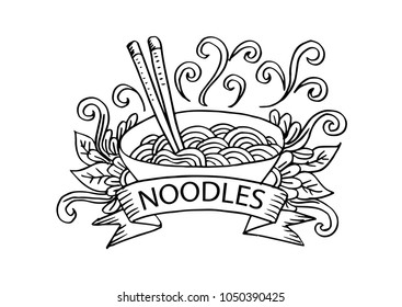 Noodle logo design