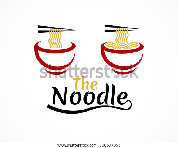 Noodle Logo Design Stock Vector (Royalty Free) 308697356