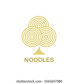 Noodle logo design icon template - Vector