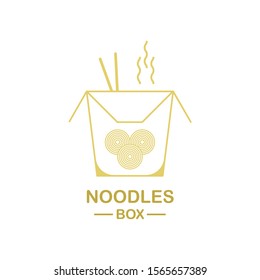 Noodle logo design icon template - Vector