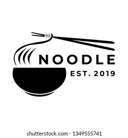 Noodle logo for restaurant or cafe business