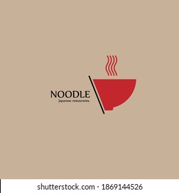 Noodle logo and Noodle restaurant logo vector