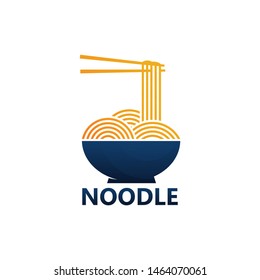 Noodle Logo Template Design Vector, Emblem, Design Concept, Creative Symbol, Icon