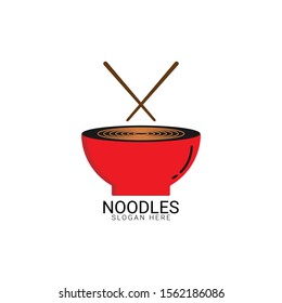 Noodle Logo Template Design Vector, Emblem, Design Concept, Creative Symbol, Icon