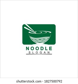 Noodle logo Vector Icon llustration design template.Suitable for any business related to ramen, noodles, fast food restaurants, Korean food, Japanese food or any other business on a white background.