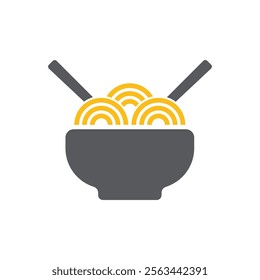 Noodle Logo Vector Icon Template Illustration