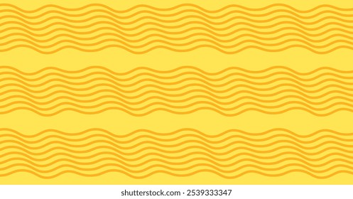 Fundo de padrão de macarrão. Massa italiana, comida asiática, japão ou chinesa. Redemoinhos intrincados de massas, têxteis ou embalagens. Criatividade culinária, arte alimentar, decoração da cozinha inspiração ilustração vetorial