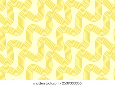 Noodle pattern background. Italian pasta, asian, japan or chinese food. Intricate swirls of noodles, textiles or packaging. Culinary creativity, food art, kitchen decor inspiration vector illustration