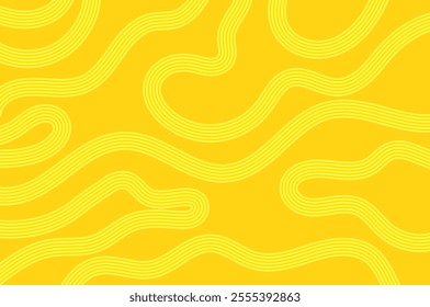 Noodle pattern background. Italian pasta, asian, japan or chinese food. Intricate swirls of noodles, textiles or packaging. Culinary creativity, food art, kitchen decor inspiration vector illustration