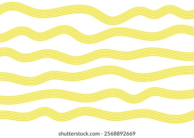 Noodle pattern background. Italian pasta, asian, japan or chinese food. Intricate swirls of noodles, textiles or packaging. Culinary creativity, food art, kitchen decor inspiration vector illustration