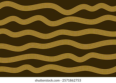 Noodle pattern background. Italian pasta, asian, japan or chinese food. Intricate swirls of noodles, textiles or packaging. Culinary creativity, food art, kitchen decor inspiration vector illustration