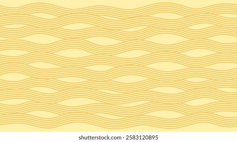 Noodle pattern background. Italian pasta, asian, japan or chinese food. Intricate swirls of noodles, textiles or packaging. Culinary creativity, food art, kitchen decor inspiration vector illustration
