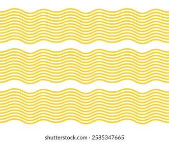 Noodle pattern background. Italian pasta, asian, japan or chinese food. Intricate swirls of noodles, textiles or packaging. Culinary creativity, food art, kitchen decor inspiration vector illustration