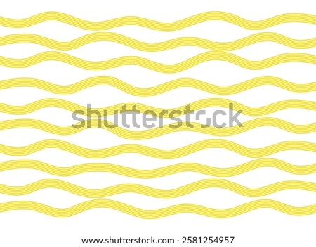 Noodle pattern background. Italian pasta, asian, japan or chinese food. Intricate swirls of noodles, textiles or packaging. Culinary creativity, food art, kitchen decor inspiration vector illustration
