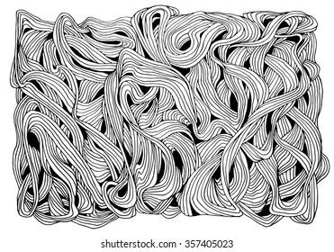 Noodle Pattern; Hairyline Ornament