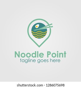 Noodle Point Logo Template Design